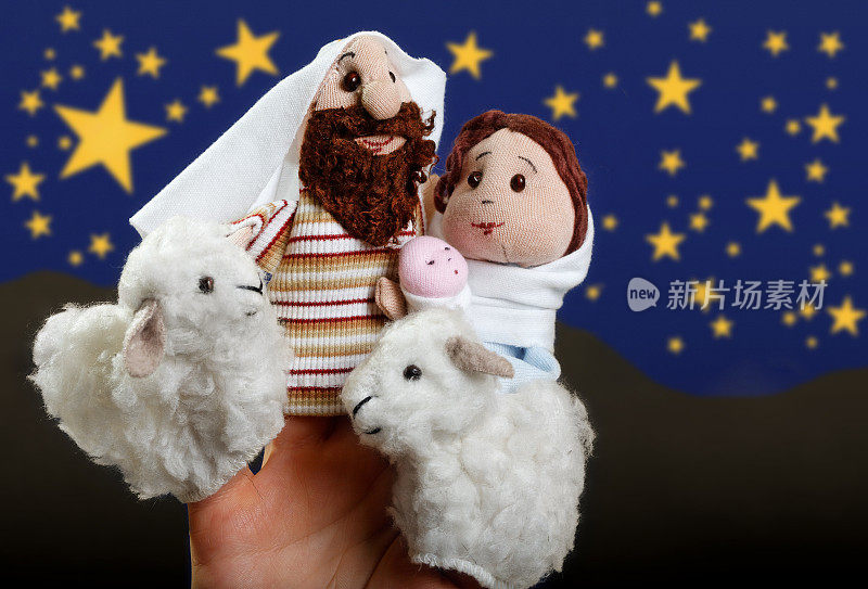 神圣的家庭和绵羊