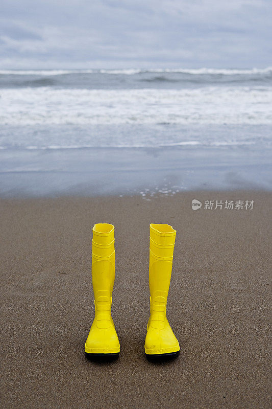 黄色的雨靴
