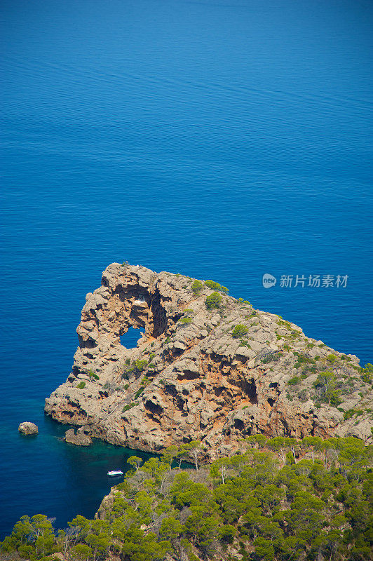 马略卡岛海岸线(马略卡、巴利阿里群岛-西班牙)