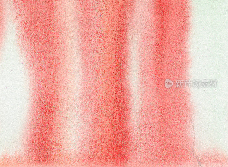 珊瑚粉色水彩颜料滴