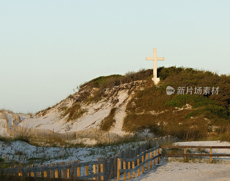 圣罗莎岛日出十字路口