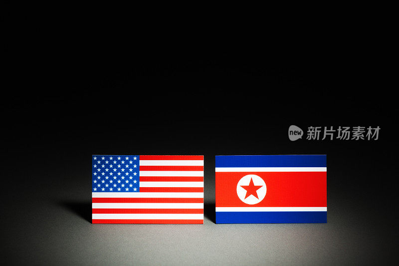 美国和朝鲜的冲突(朝鲜)聚光灯赫兹