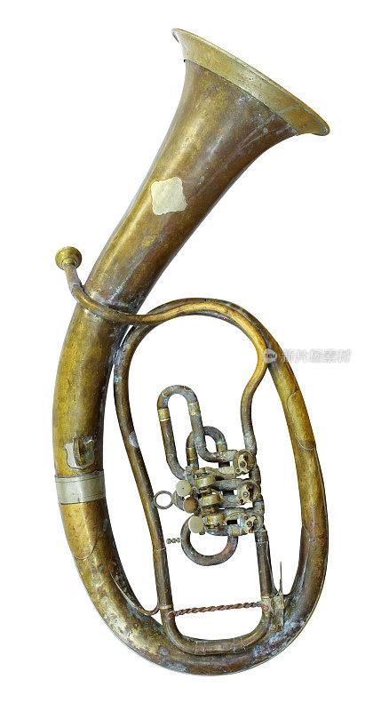 古董铜管乐器