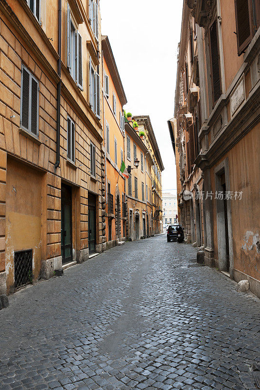 意大利罗马市中心的街道