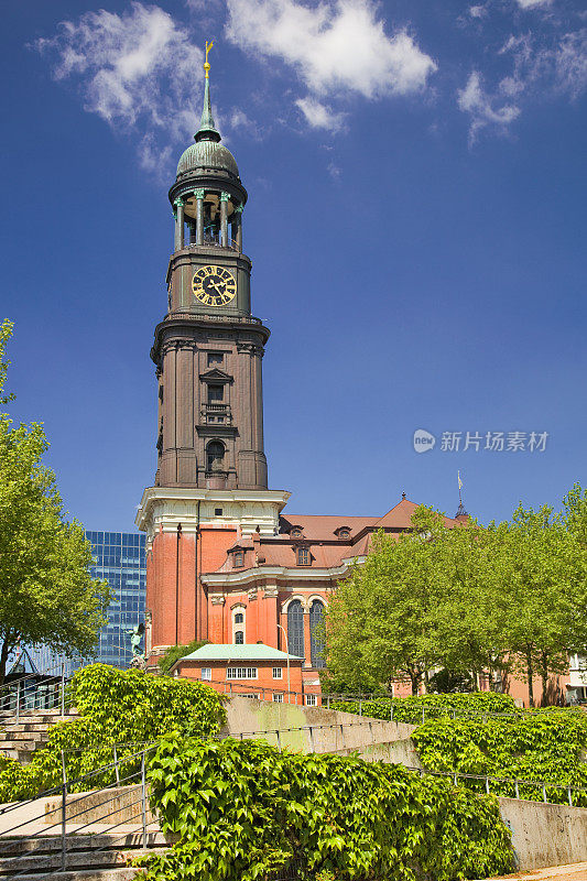 汉堡，圣米切里斯教堂，德国