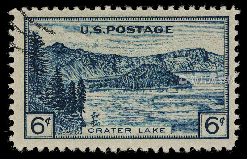 火山口湖国家公园美国邮票