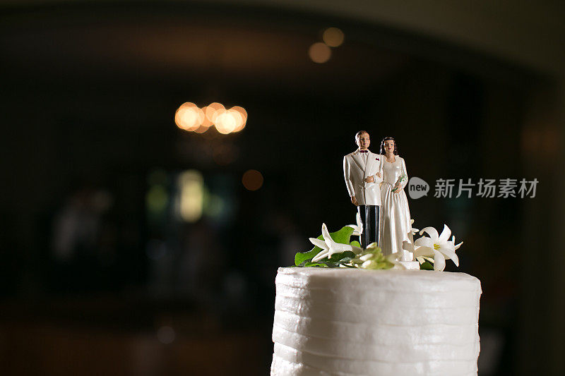 新娘和新郎蛋糕装饰