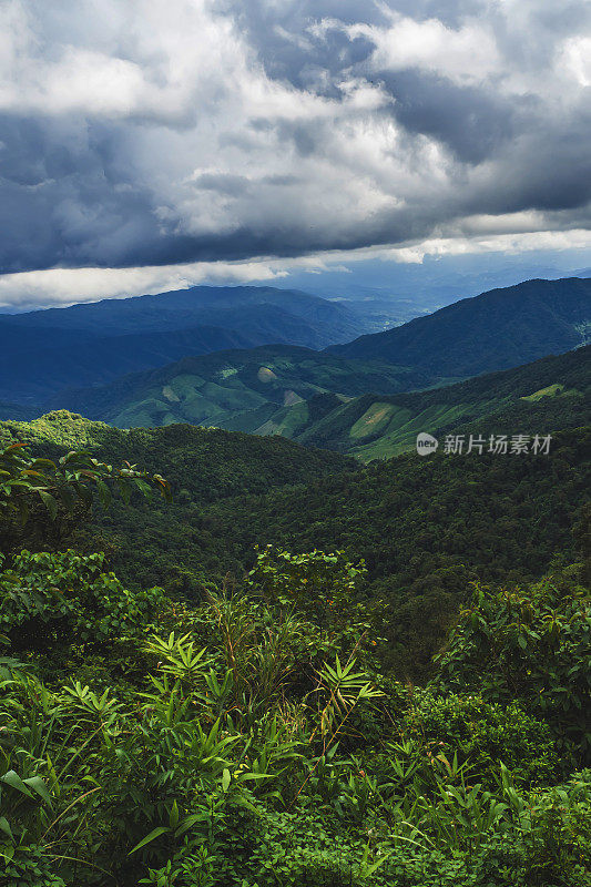 泰国南山区的风景。