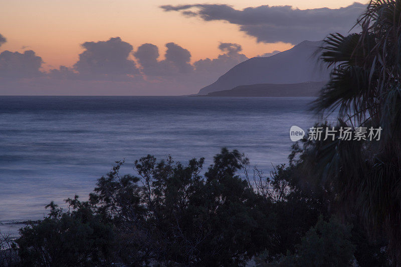 克里特岛日落