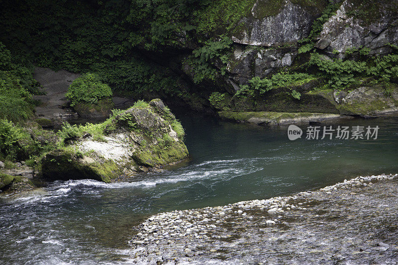 日本枥木县的木川河。