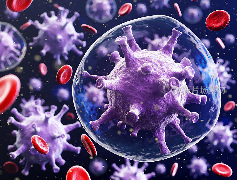病毒细胞与红细胞混合