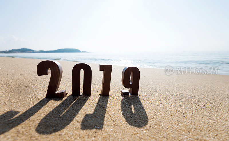 2019年在海滩上