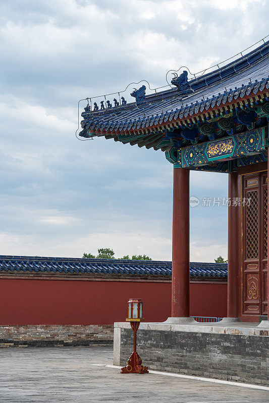 中国古典风格的宫殿外观