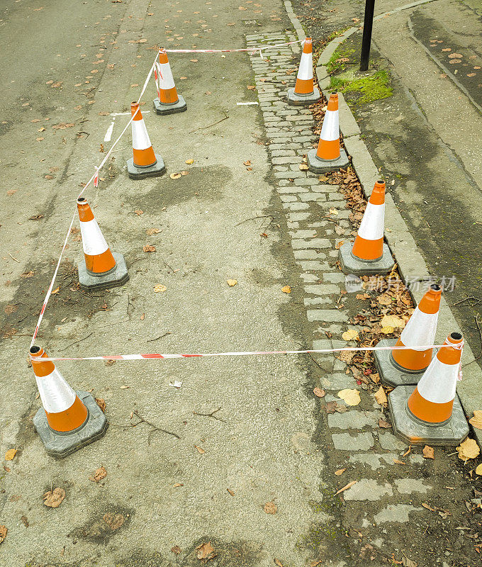 英国苏格兰格拉斯哥的道路工程