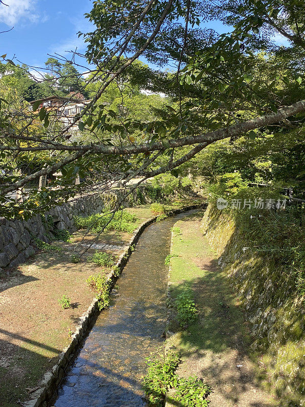 日本-严岛(宫岛)-老城和水道