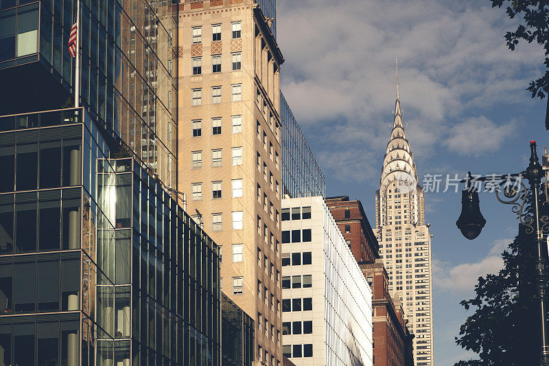 曼哈顿中城和克莱斯勒大厦