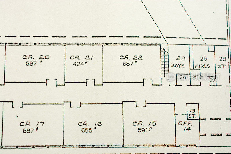 学校建筑图则1955