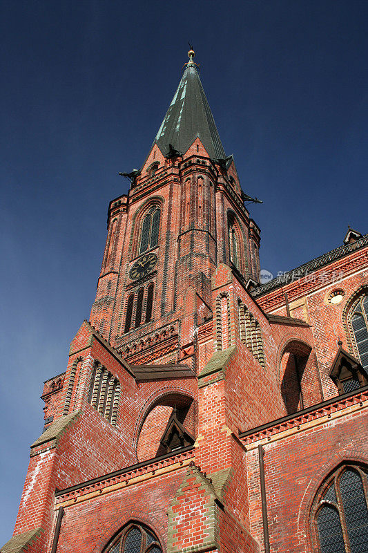 历史哥特式教堂，Lueneburg