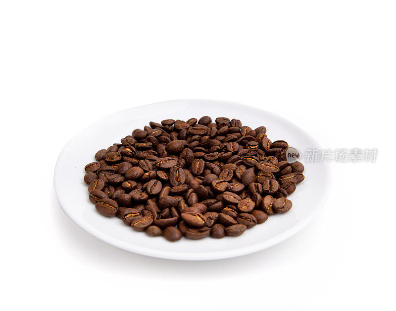 一碟咖啡豆