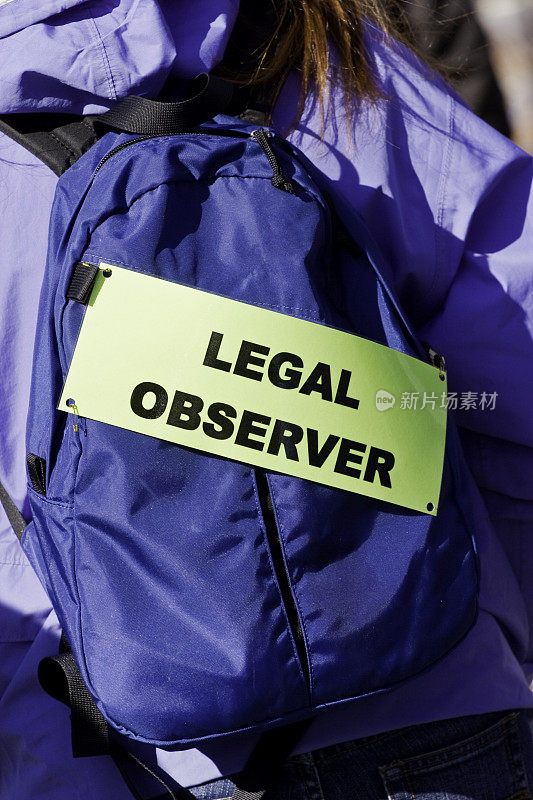 抗议人法律观察员标志