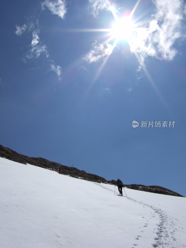 在奥地利爬山