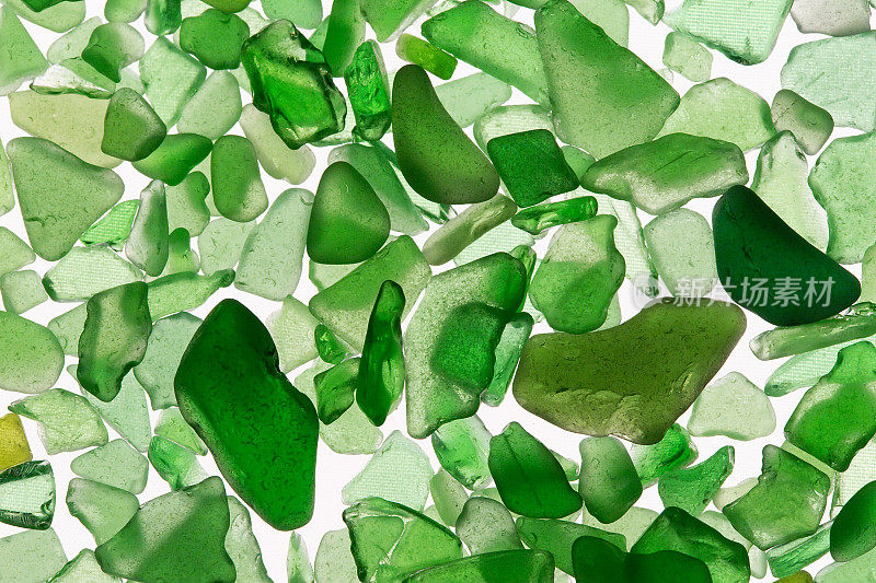 绿色海洋玻璃