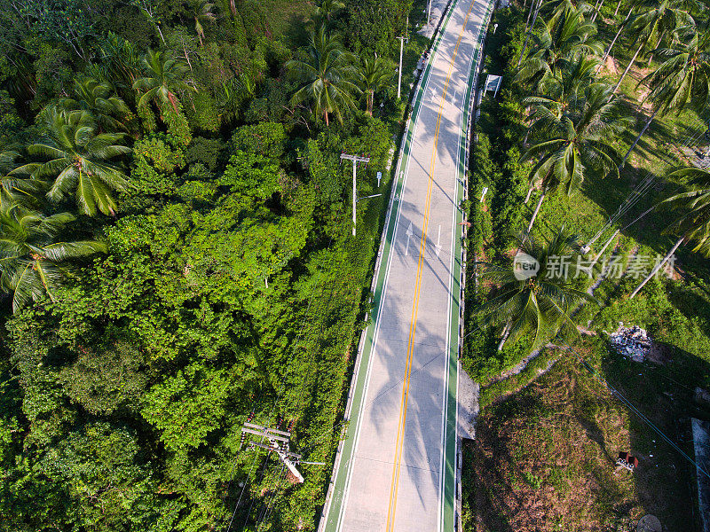 泰国的蜿蜒道路