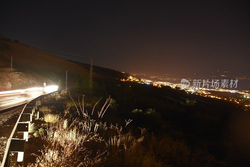 加利利海的夜景