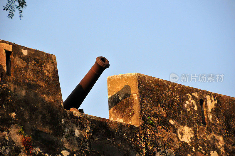 蒙特炮台-殖民地炮兵，澳门，中国