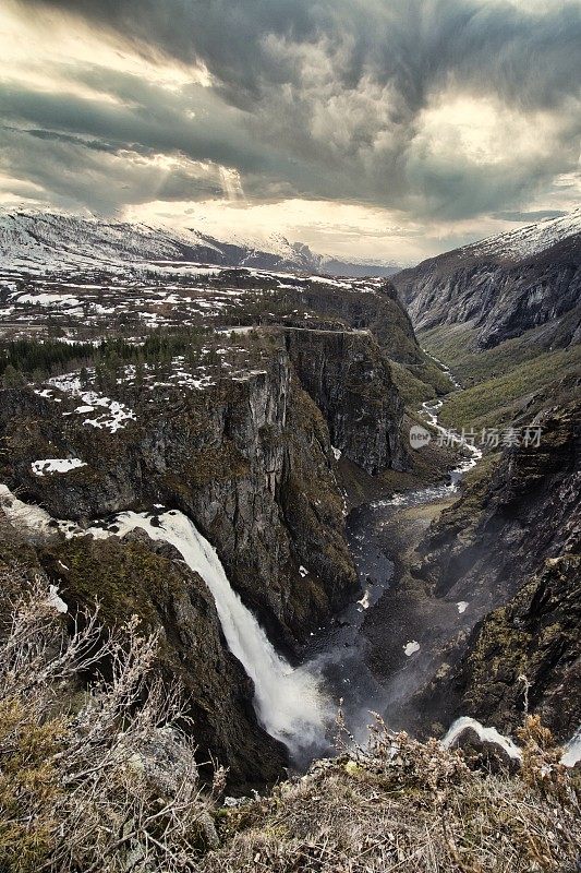Mabodalen山谷,挪威。