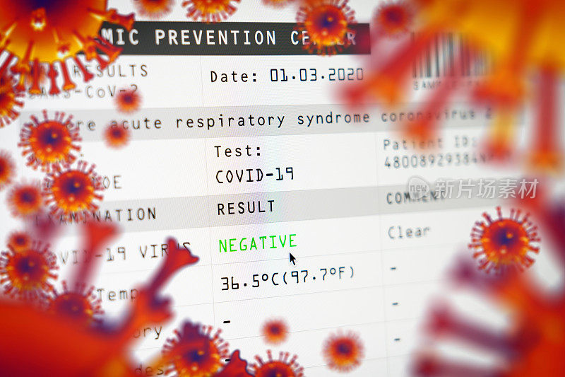 Covid-19病毒实验室检测阴性