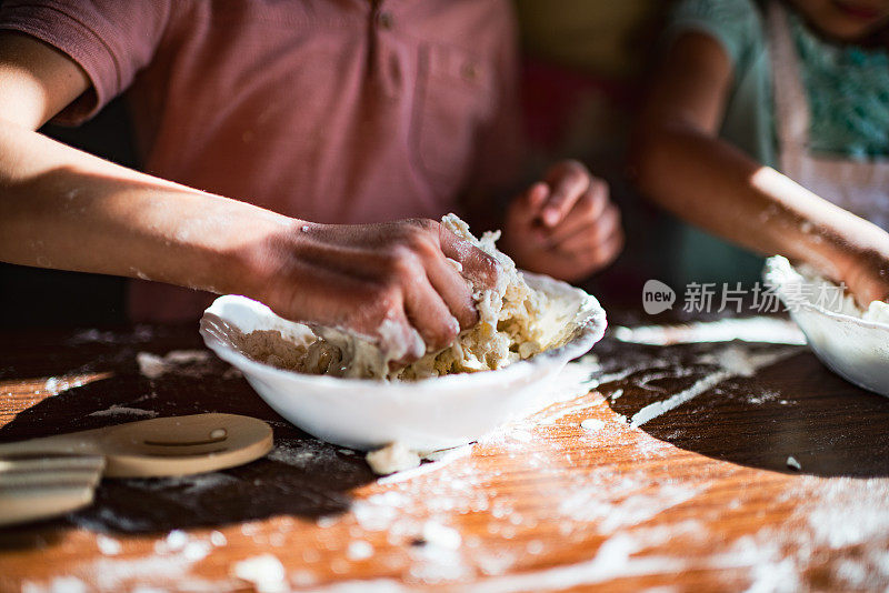 在家准备食物