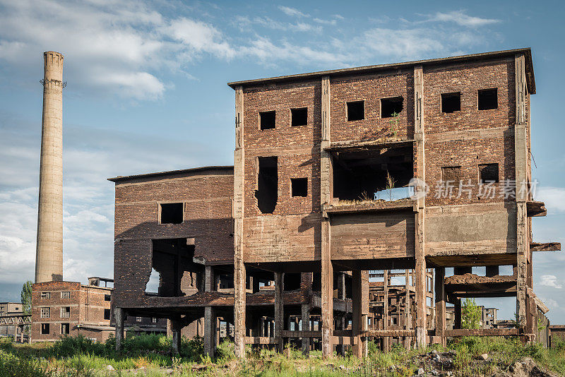 废弃仓库共产主义冶金鬼镇艾尔巴桑阿尔巴尼亚