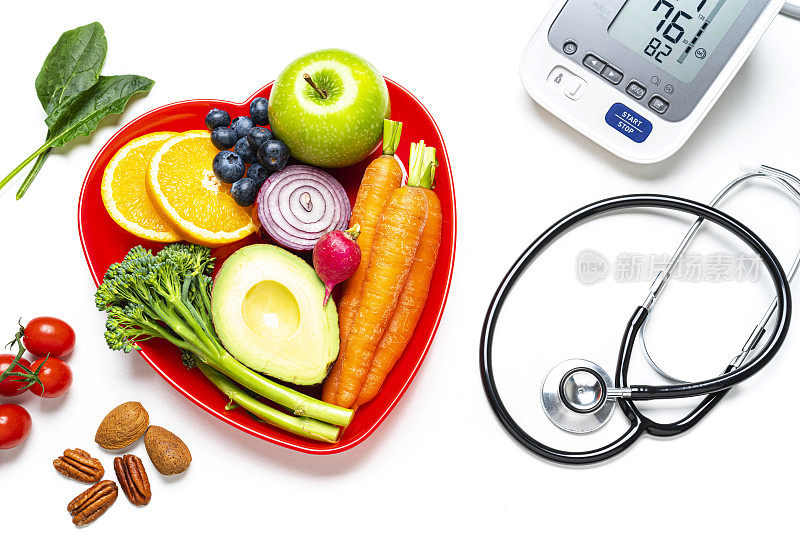 健康饮食和控制血压，有利于心脏健康