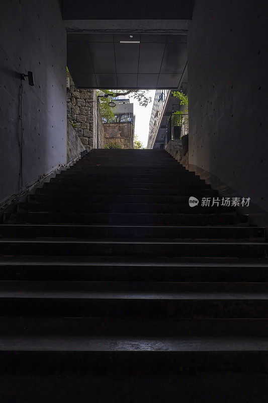 中国杭州古镇上的楼梯