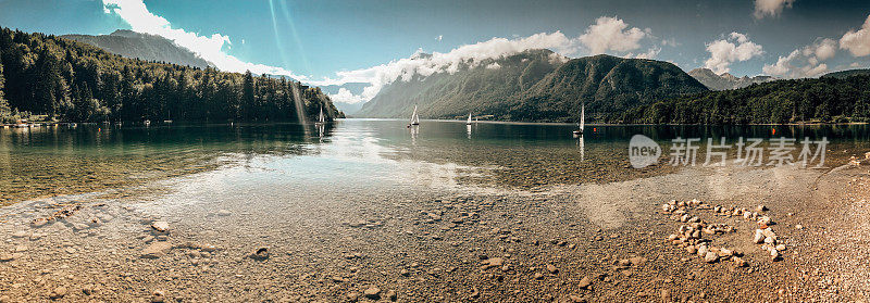 Bohinj湖，特里格拉夫国家公园，朱利安阿尔卑斯山