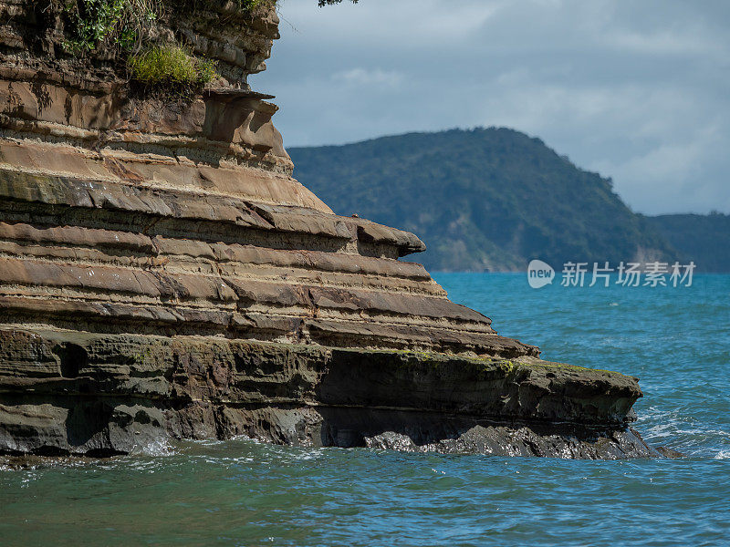 新西兰奥克兰美丽的新西兰海岸线