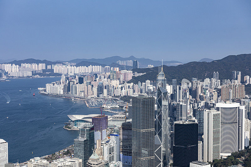 香港有住宅和商业楼宇