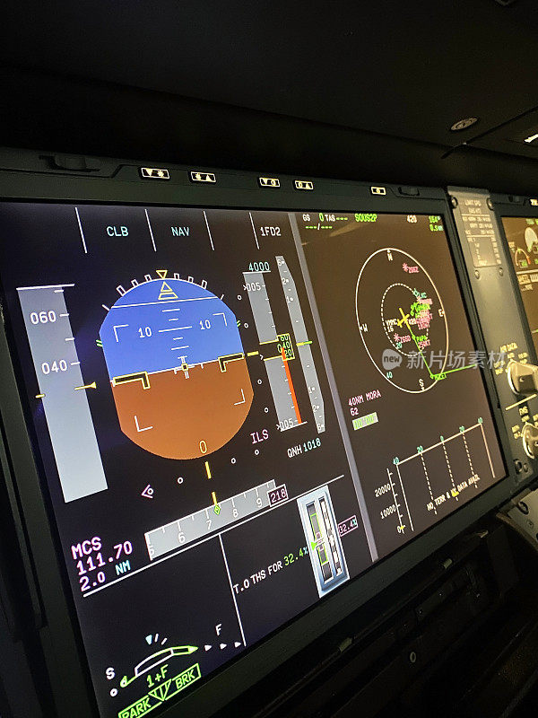 空中客车A350主飞行显示和导航显示