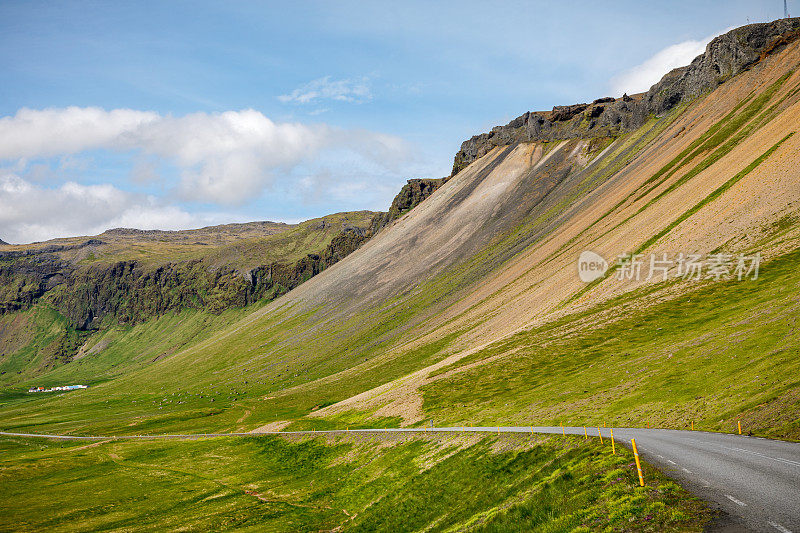 火山地区的道路