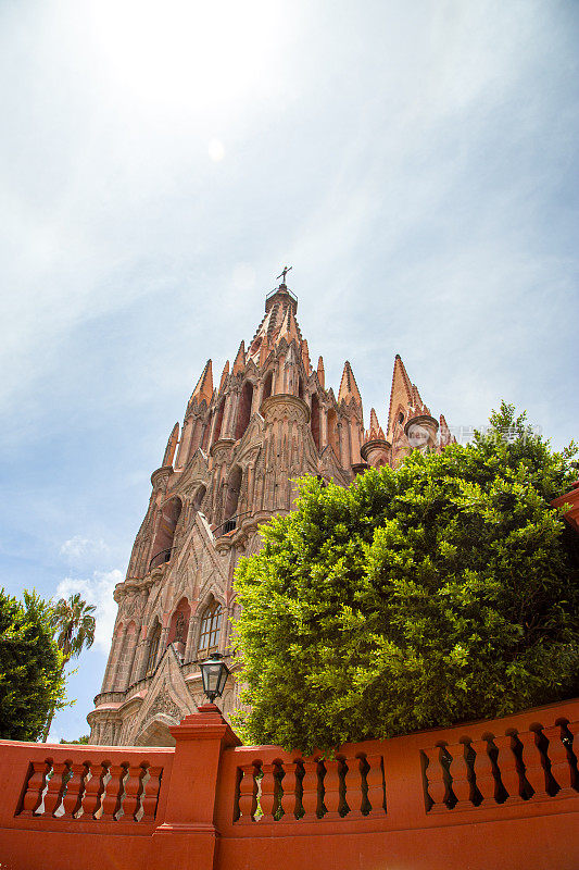 墨西哥瓜纳华托的圣米格尔德阿连德神庙