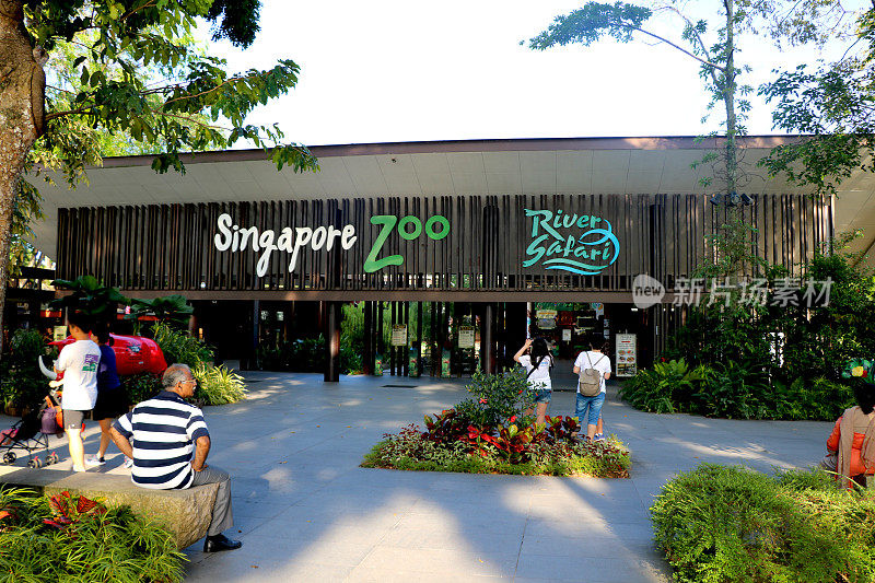 新加坡动物园和河上游猎的入口