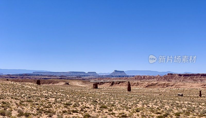 美国犹他州哥布林谷国家公园的胡都全景