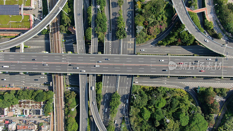 城市交通，高速公路立交桥