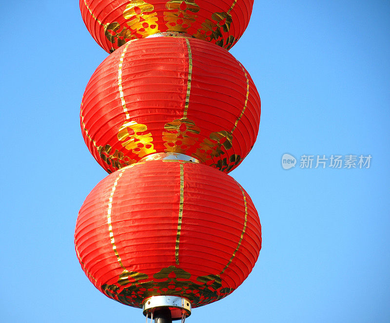 传统的中国灯笼