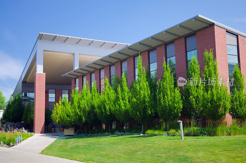 中央华盛顿大学校园的建筑，在埃伦斯堡，西澳大利亚州