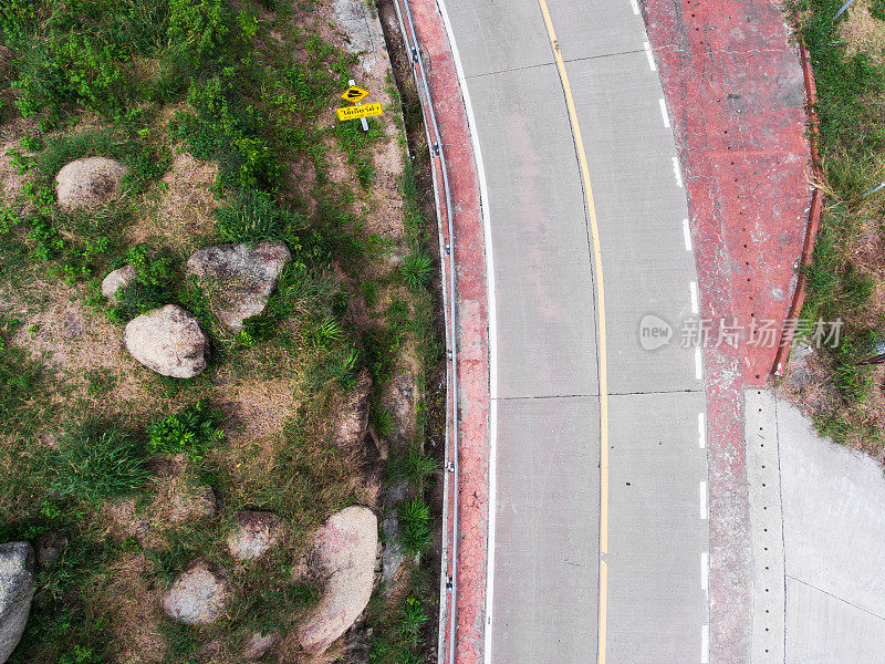 泰国的蜿蜒道路