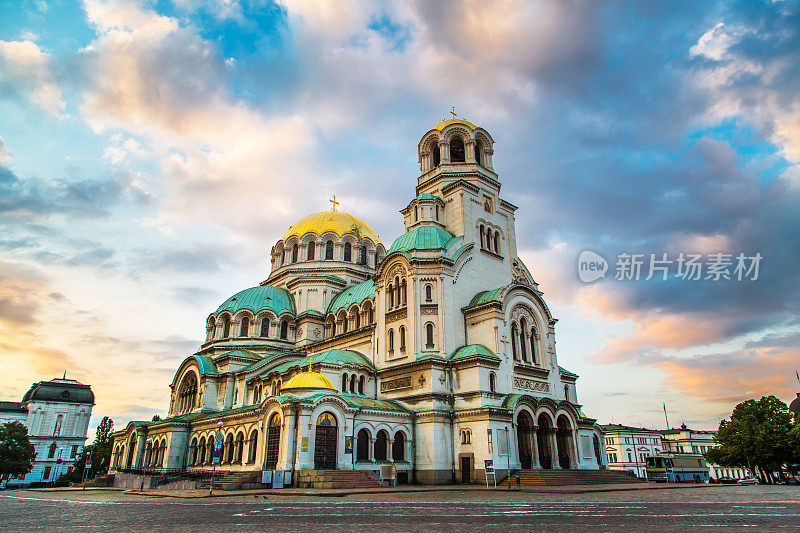 保加利亚索菲亚的圣亚历山大涅夫斯基大教堂
