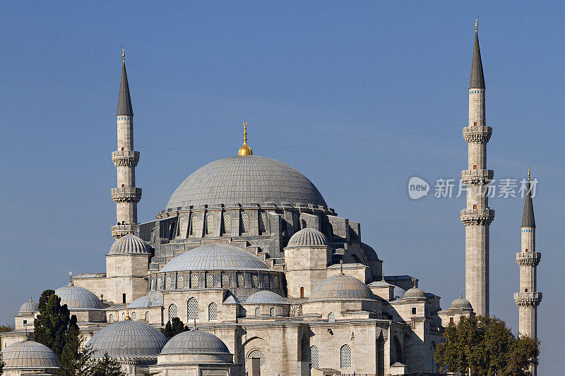 土耳其伊斯坦布尔苏莱曼尼耶清真寺