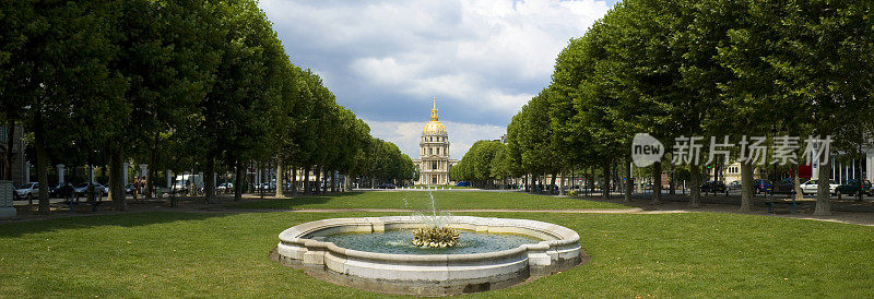 巴黎的大街和喷泉